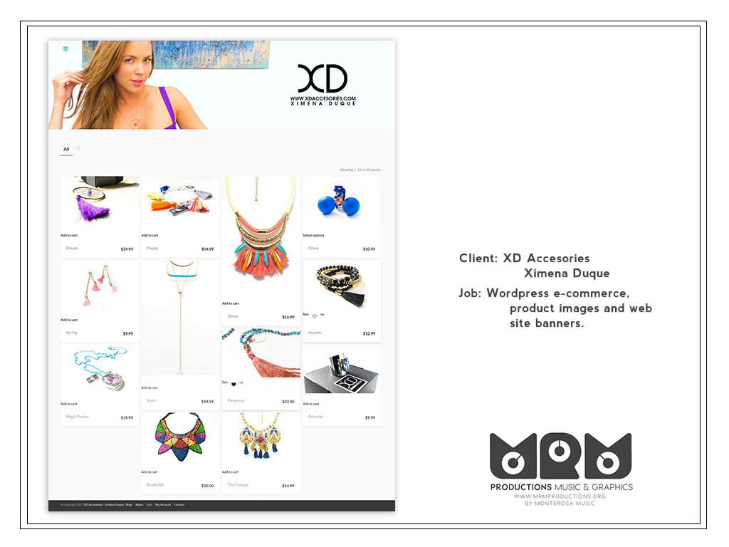 Ximena Duque - Accessories Web Store